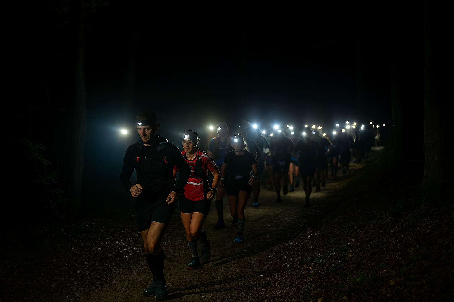 Subcarpați trail run by night